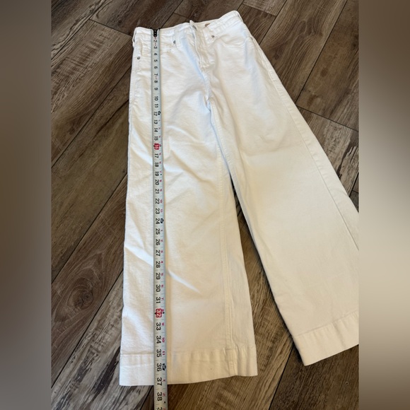 Ariat Women’s White Jeans Wide Leg Western Cowgirl Denim - Picture 5 of 7